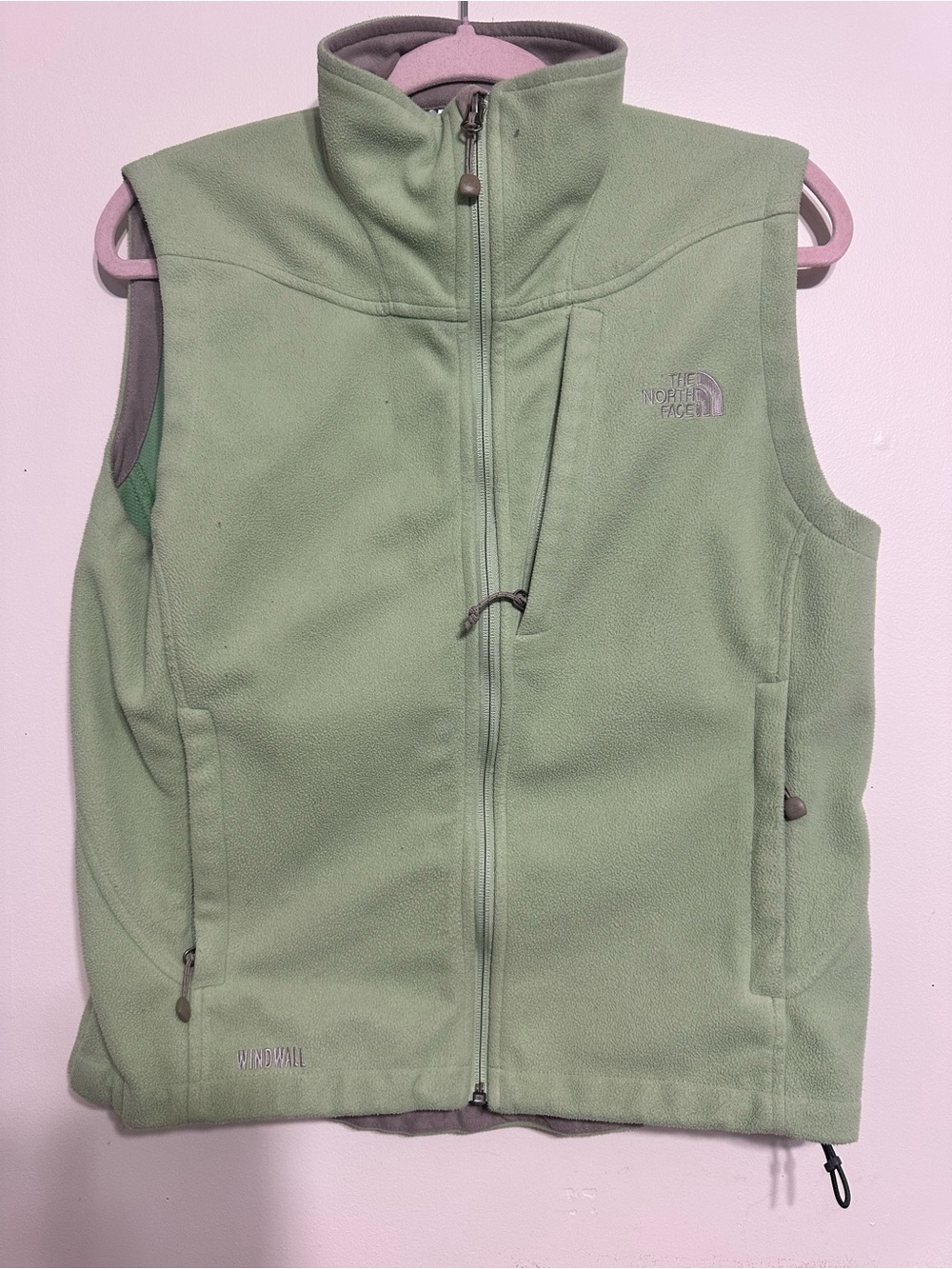 The North Face Light Green Fleece Hoodie